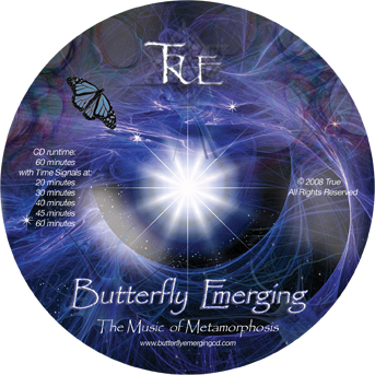 Butterfly Emerging CD disc label