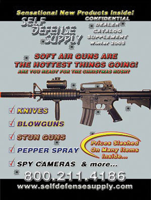 Self Defense Supply Catalog Cover